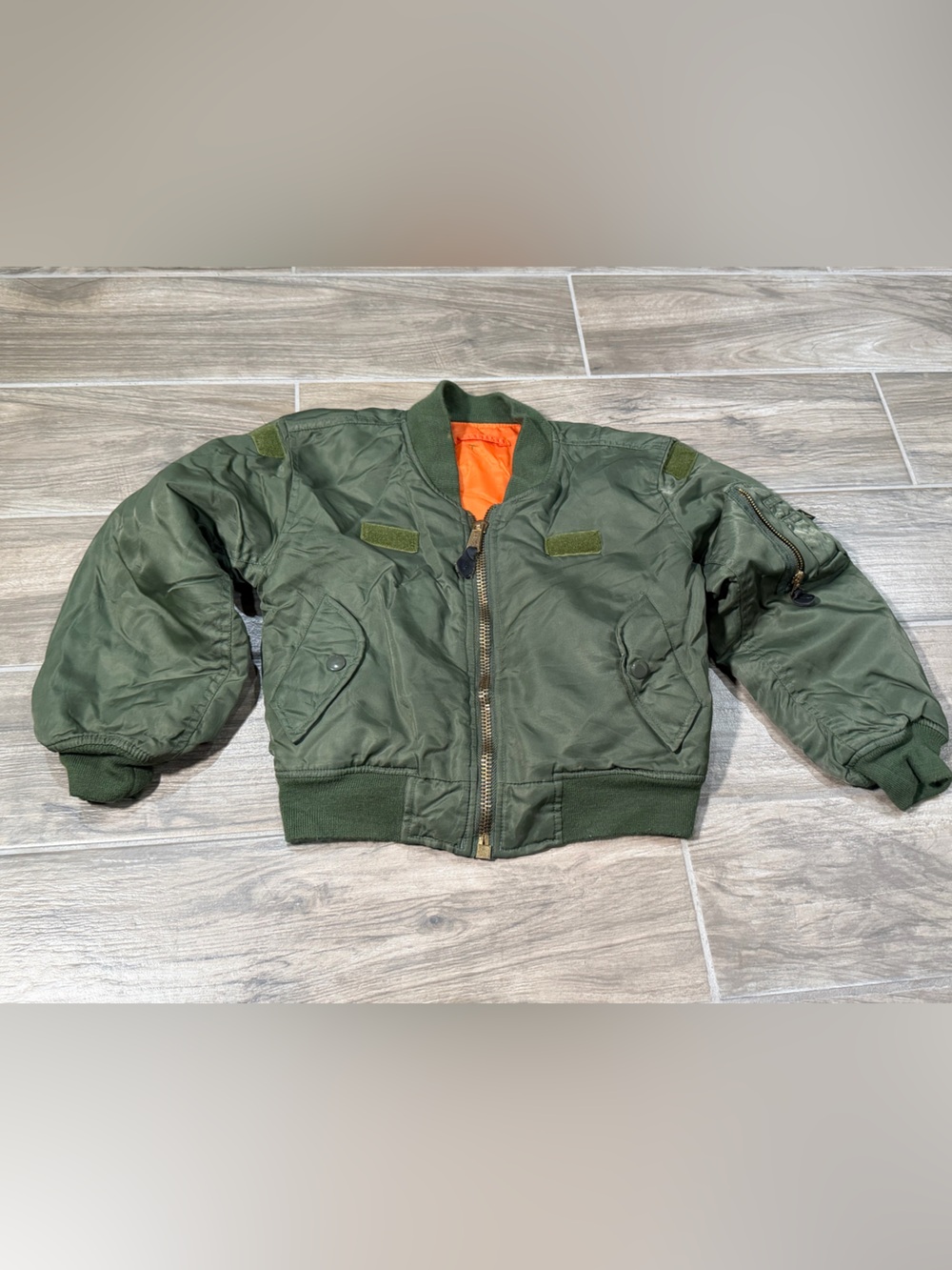 Rothco Boy's Kids Bomber MA-1 Flight Jacket Military Flight size Small